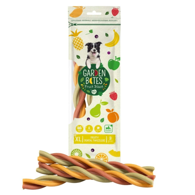 Zahnpflege Snack für Hunde – Garden Bites Fruity Dental Twizzlers – Bild 3
