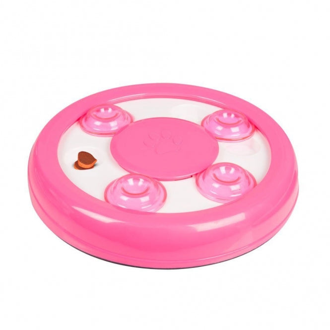 Intelligenzspielzeug für Katzen – Flamingo Brain Train Disc aus Kunststoff