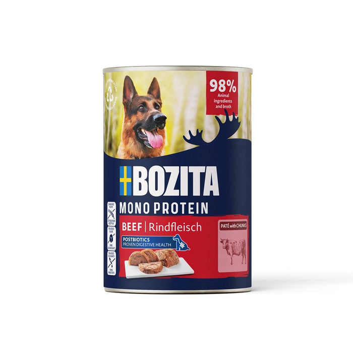 Hundenassfutter Dog Dose Pate Rind 400g, 6er Pack – Bozita