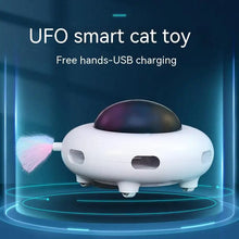 Cat Interactive Toy Smart UFO Cat Teaser – USB Rechargeable