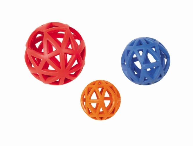 Gitterball für Hunde – Vollgummi