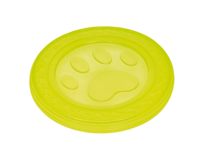 Hundefrisbee – TPR Fly-Disc Paw gelb, 22cm