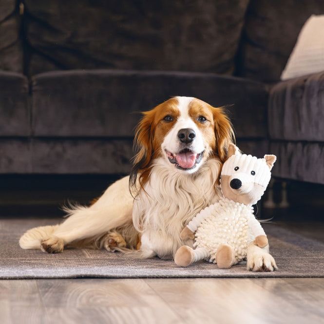 Plüschspielzeug für Hunde – Eco Fuchs Juno – Bild 5