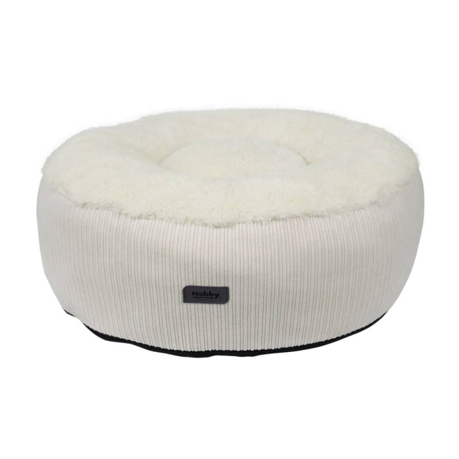 Donutbett für Hunde – Kamba, beige