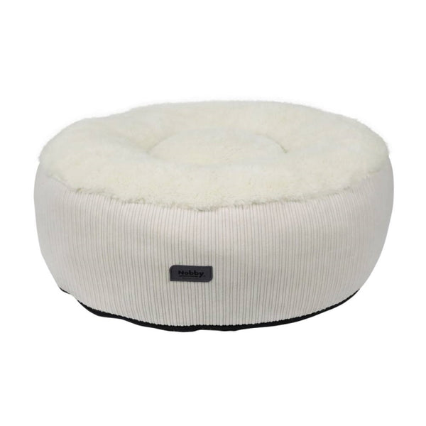 Donutbett für Hunde – Kamba, beige