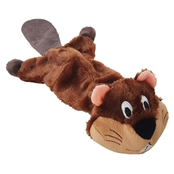Plüschspielzeug für Hunde – Plüschbiber flach, 55cm