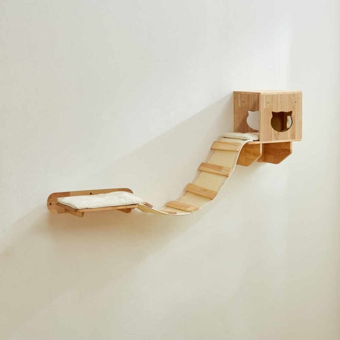 Kletterwand für Katzen – Wand-Hängebrücke Aci – Bild 2