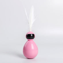 Funny Cat Tumbler Toy: Interactive Feathered Fun For Feline Friends