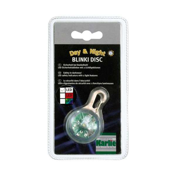 Hundeleine – Blinki Disc Sicherheitslicht, Weiß – Bild 2