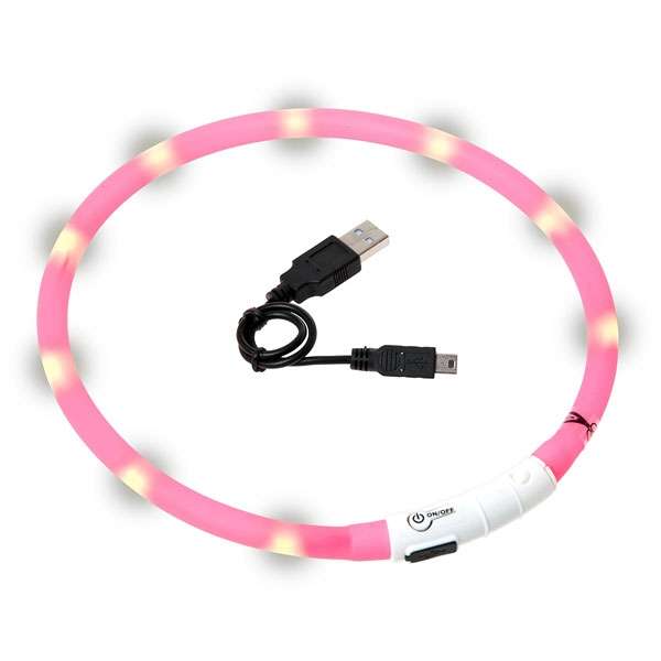 Leuchthalsband für Hunde – Visio Light LED-Leuchtschlauch mit USB – Bild 6