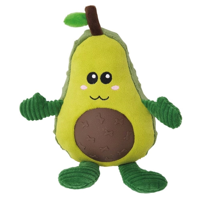 Plüschspielzeug für Hunde – Plüschgemüse Avocado, 25cm