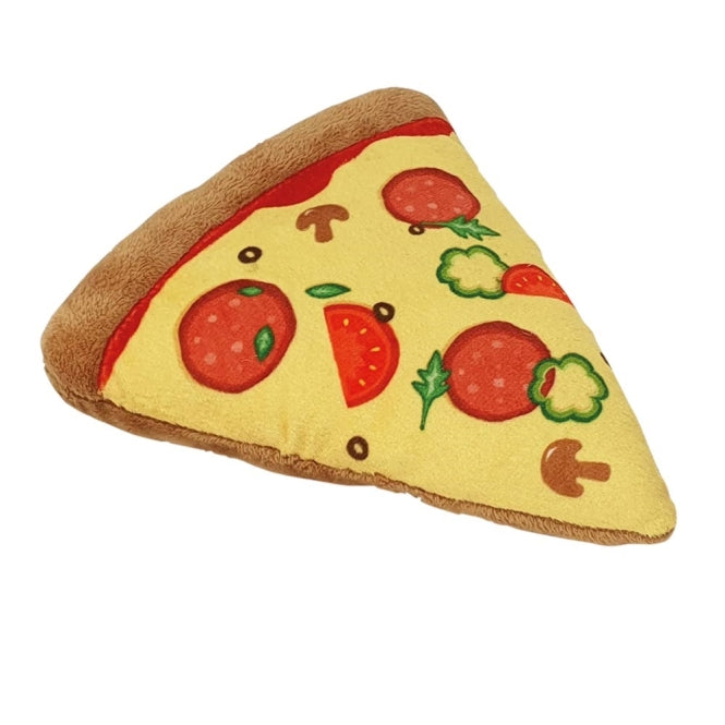 Plüschspielzeug für Hunde – Pizza, 20cm