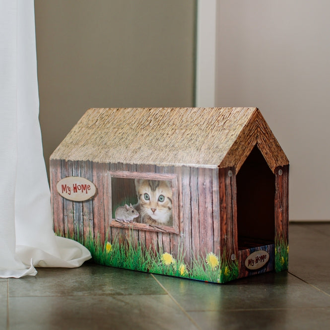 Katzenhaus – aus Karton – Bild 2