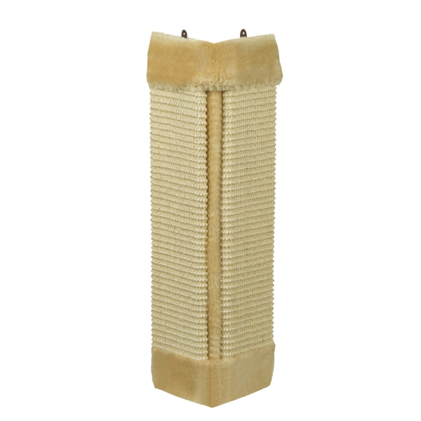 Eck-Kratzbrett für Katzen – beige, 49 x 22 cm