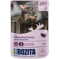 Katzennassfutter Häppchen in Soße mit Pute 85g, 12er Pack | Bozita