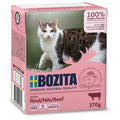 Katzennassfutter Tetra Recard Häppchen in Soße Rind 370g, 6er Pack | Bozita Cat