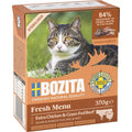 Katzennassfutter Cat Tetra Recard Häppchen in Gelee Sterilised mit Huhn & Rind 370g, 6er Pack | Bozita