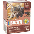 Katzennassfutter Cat Tetra Recard Häppchen in Gelee Sterilised mit Hirsch 370g, 6er Pack | Bozita