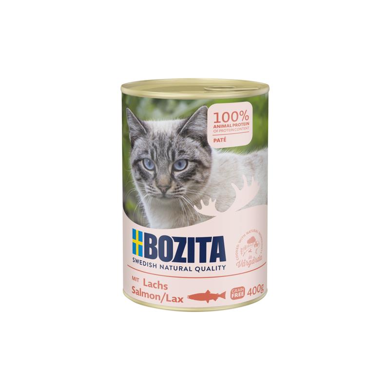 Katzennassfutter Cat Dose Lachs 400g, 6er Pack – Bozita