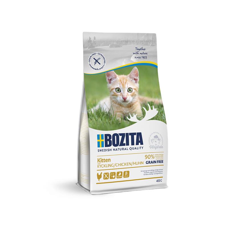 Katzentrockenfutter Kitten Grain free Chicken – Bozita Cat