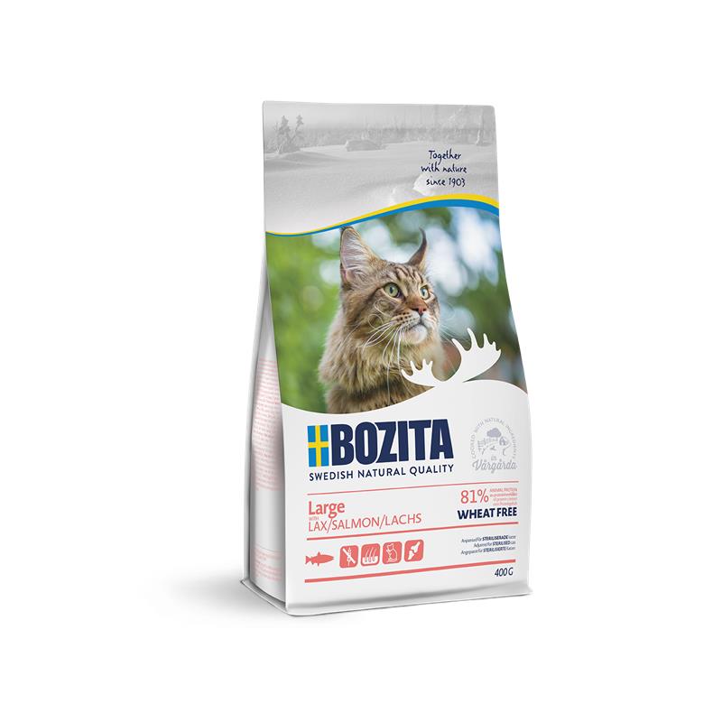 Katzentrockenfutter Large wheat free Salmon – Bozita Cat