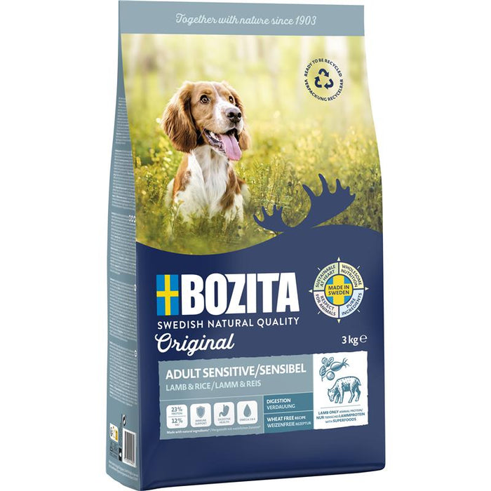 Hundetrockenfutter Original Adult Sensitive Lamm & Reis – Bozita
