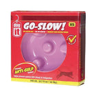Anti-Schling-Napf für Hunde – Go-Slow Rosa 140 ml