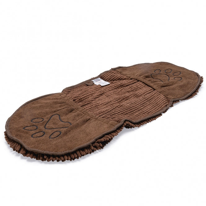 Hundehandtuch – Dirty Dog Shammy Handtuch, Braun – Bild 2