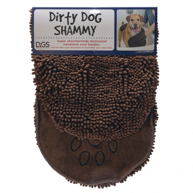 Hundehandtuch – Dirty Dog Shammy Handtuch, Braun