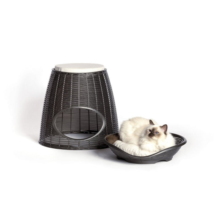 Bama pet pasha animal basket 52x50x46 55 cm anthracite
