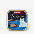 Katzennassfutter vom Feinsten Adult Lachs & Shrimps 100g, 32er Pack | Animonda Cat