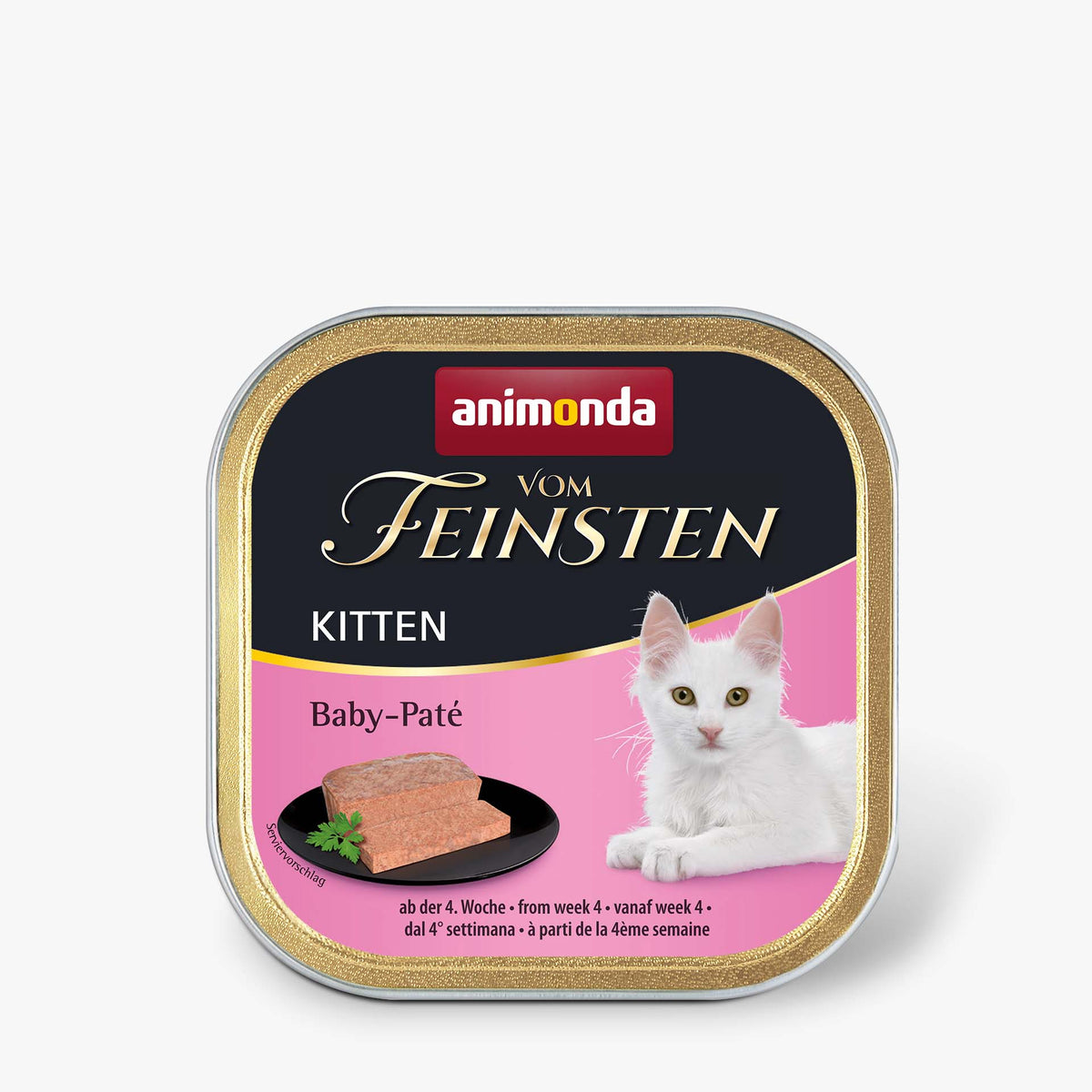 Katzennassfutter vom Feinsten Vom Feinsten Baby-Pate 100g, 32er Pack – Animonda Cat