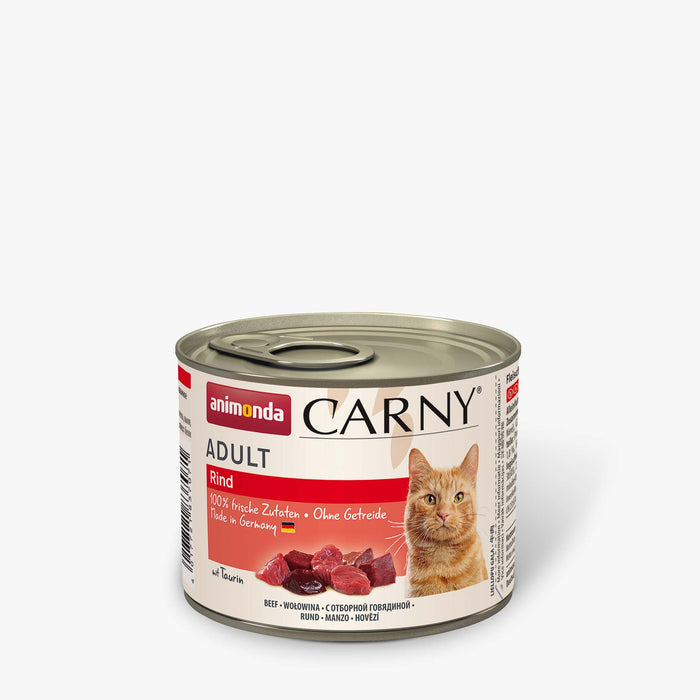 Katzennassfutter Dose Carny Adult Rind, 6er Pack – Animonda Cat