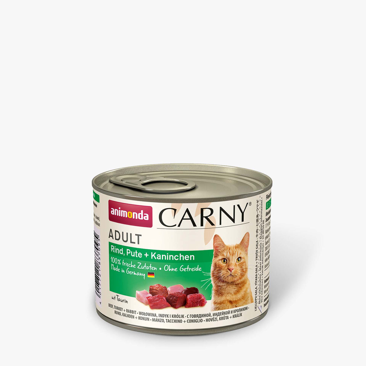 Katzennassfutter Dose Carny Adult Rind & Pute & Kaninchen, 6er Pack – Animonda Cat