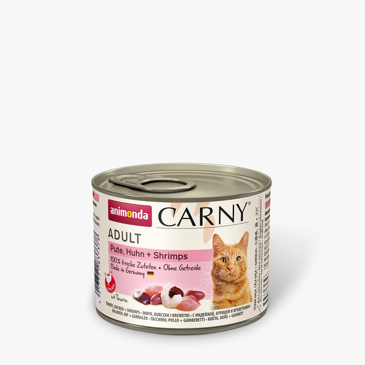 Katzennassfutter Dose Carny Adult Pute & Huhn & Shrimps, 6er Pack – Animonda Cat