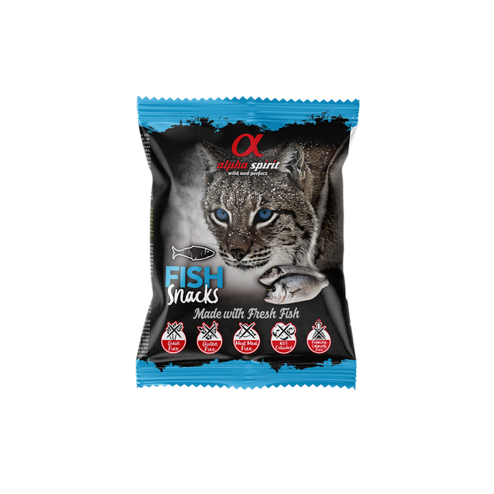 Katzensnacks Cat Bag Fisch, 50g – Alpha Spirit