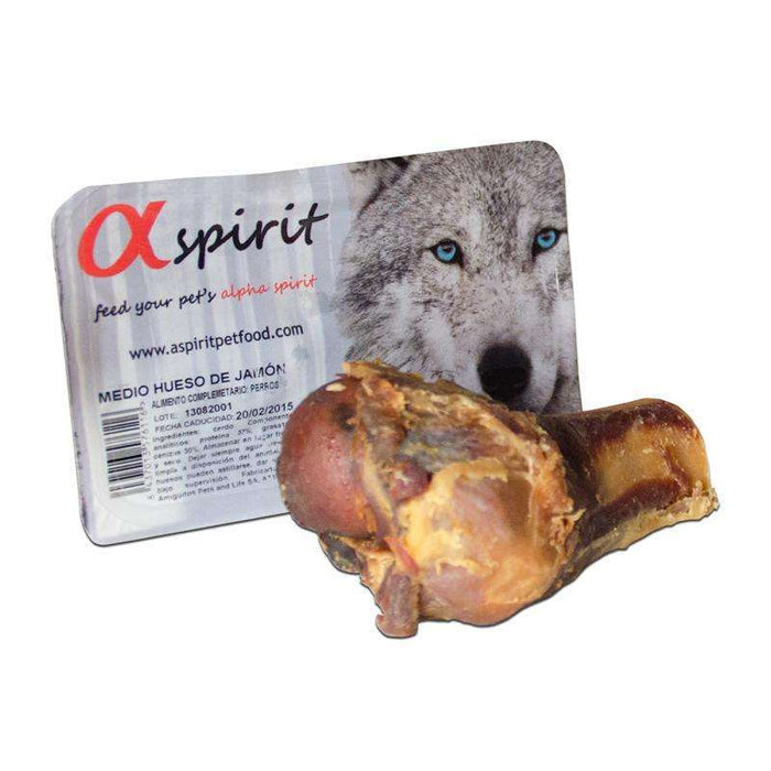 Schinkenknochen für Hunde halb, 36er Pack – Alpha Spirit