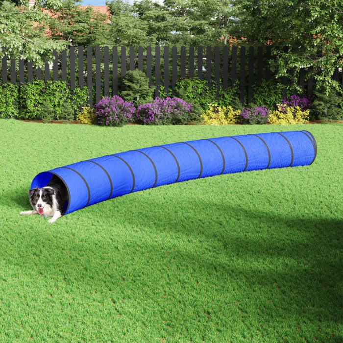 Vidaxl Dog Tunnel ø 55x500 cm Polyester Blue-0