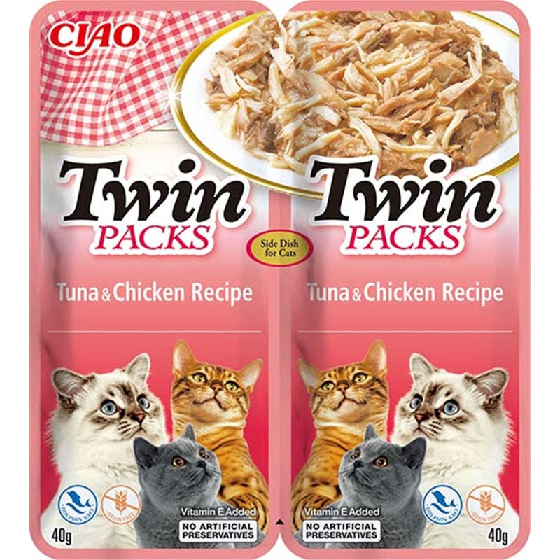 Katzensnacks Inaba Ciao TwinPack Tuna & Chicken 2x40g