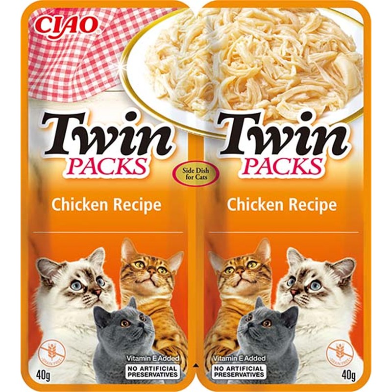Katzensnacks Inaba Ciao TwinPack Chicken in Chicken Broth 2x40g
