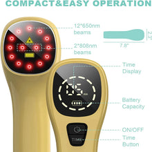 Pet Red Light Therapy Device – Cold Laser Therapy Device with Dual 808nm Infrared Light for Dogs, Cats & Horses