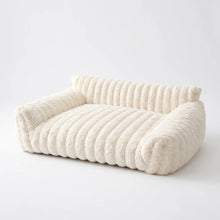 Orthopedic Pet Sofa Bed – Premium Corduroy Fleece Couch for Dogs & Cats with Supportive Backrest
