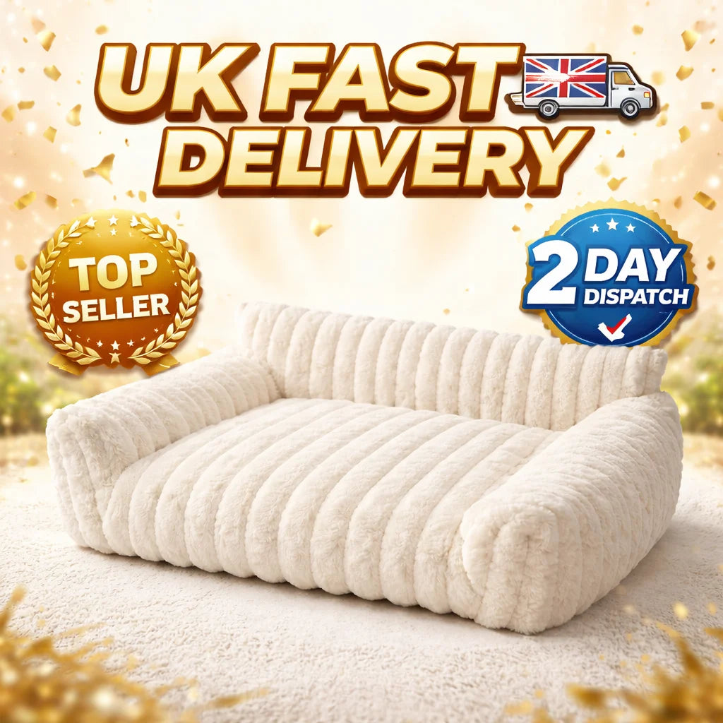 Premium Soft Corduroy Fleece Pet Couch Bed Sofa for Dogs and Cats Best Quality Comfortable Indoor Pet Chair with Supportive Back