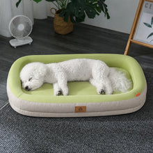 Cooling Dog Bed Summer Pet Sofa Bed Washable Soft Sleeping Mat for Small Medium Large Dogs Cats Breathable Pet Cushion