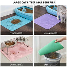 High Quality Large Cat Litter Mat Waterproof Non Slip and Durable Pet Litter Control Mat with Easy Clean Honeycomb Design Ideal
