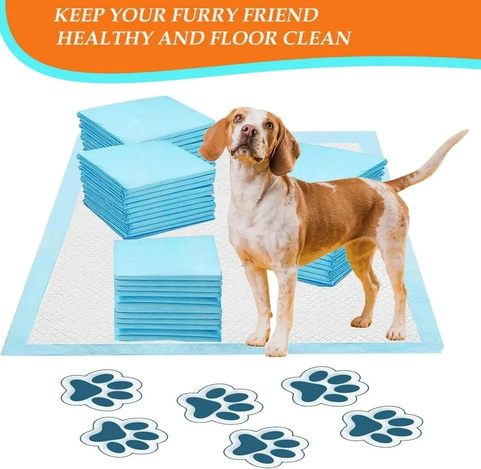 Pack of 50-100 Super Absorbent Pet Diaper Dog Training Pee Pads Disposable Healthy Nappy Mats For Cats Dog Quick-dry 60 x 45cm
