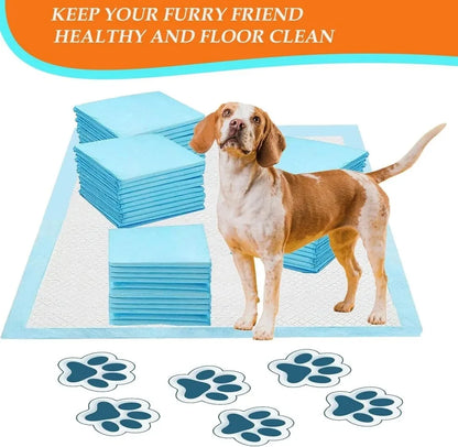 Pack of 50-100 Super Absorbent Pet Diaper Dog Training Pee Pads Disposable Healthy Nappy Mats For Cats Dog Quick-dry 60 x 45cm