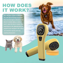 Pet Red Light Therapy Device – Cold Laser Therapy Device with Dual 808nm Infrared Light for Dogs, Cats & Horses