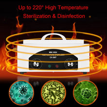 Dry Heat Sterilizer – 2230 ml High-Temperature Sterilization Cabinet with Timer for Pet Grooming Tools
