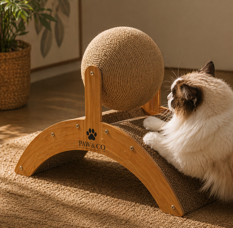 Kratzball für Katzen mit Sisal – Paw & Co